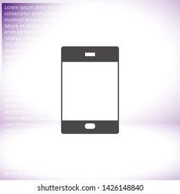 Phone Vector icon . Lorem Ipsum Illustration design