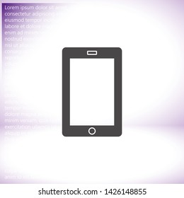 Phone Vector icon . Lorem Ipsum Illustration design