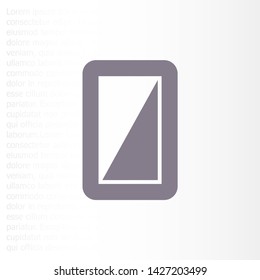 Phone Vector icon . Lorem Ipsum Illustration design