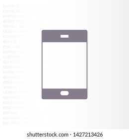 Phone Vector icon . Lorem Ipsum Illustration design