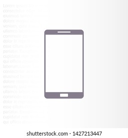 Phone Vector icon . Lorem Ipsum Illustration design