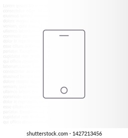Phone Vector icon . Lorem Ipsum Illustration design