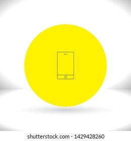 Phone Vector icon . Lorem Ipsum Illustration design