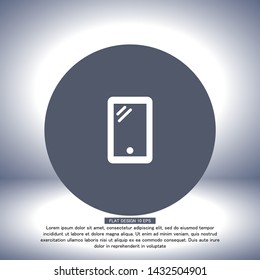Phone Vector icon . Lorem Ipsum Illustration design