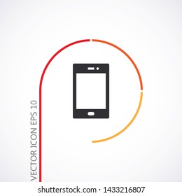 Phone Vector icon . Lorem Ipsum Illustration design