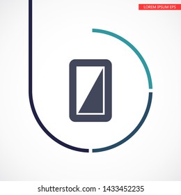 Phone Vector icon . Lorem Ipsum Illustration design