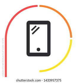 Phone Vector icon . Lorem Ipsum Illustration design