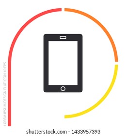 Phone Vector icon . Lorem Ipsum Illustration design