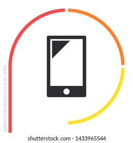 Phone Vector icon . Lorem Ipsum Illustration design