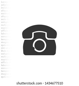 phone vector icon , Lorem ipsum flat design