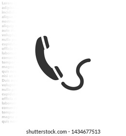 phone vector icon , Lorem ipsum flat design