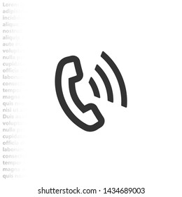 phone vector icon , Lorem ipsum flat design
