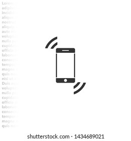 phone vector icon , Lorem ipsum flat design