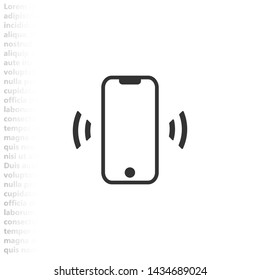 phone vector icon , Lorem ipsum flat design