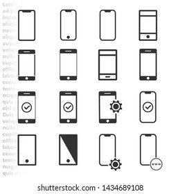 phone vector icon , Lorem ipsum flat design