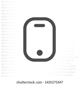 Phone Vector icon . Lorem Ipsum Illustration design