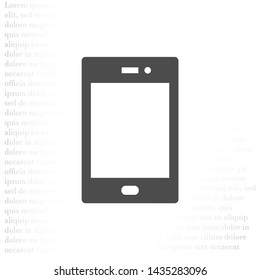 Phone Vector icon . Lorem Ipsum Illustration design