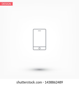 Phone Vector icon . Lorem Ipsum Illustration design