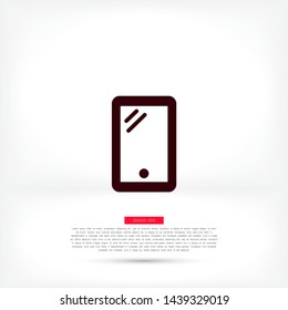 Phone Vector icon . Lorem Ipsum Illustration design
