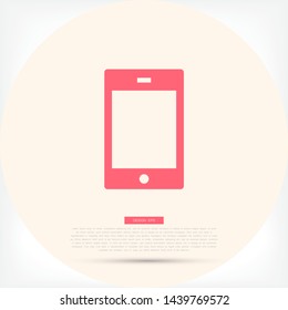 Phone Vector icon . Lorem Ipsum Illustration design