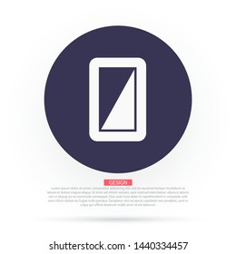Phone Vector icon . Lorem Ipsum Illustration design