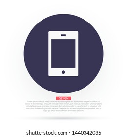 Phone Vector icon . Lorem Ipsum Illustration design