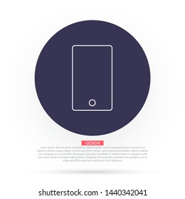 Phone Vector icon . Lorem Ipsum Illustration design