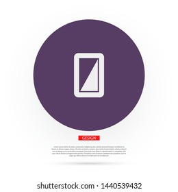 Phone Vector icon . Lorem Ipsum Illustration design