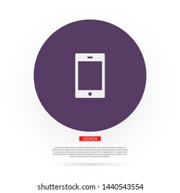 Phone Vector icon . Lorem Ipsum Illustration design
