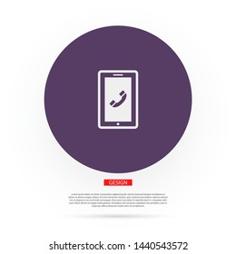 Phone Vector icon . Lorem Ipsum Illustration design