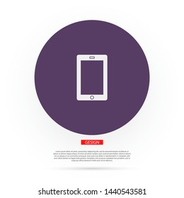 Phone Vector icon . Lorem Ipsum Illustration design