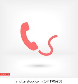 phone vector icon , Lorem ipsum flat design