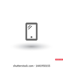 Phone Vector icon . Lorem Ipsum Illustration design
