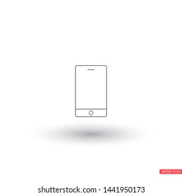 Phone Vector icon . Lorem Ipsum Illustration design