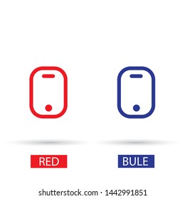Phone Vector icon . Lorem Ipsum Illustration design