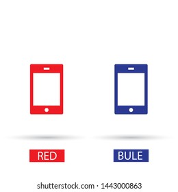 Phone Vector icon . Lorem Ipsum Illustration design