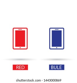 Phone Vector icon . Lorem Ipsum Illustration design