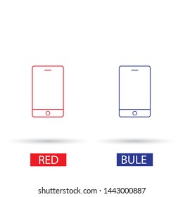Phone Vector icon . Lorem Ipsum Illustration design