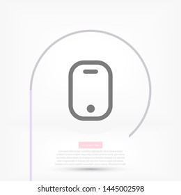 Phone Vector icon . Lorem Ipsum Illustration design