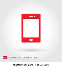Phone Vector icon . Lorem Ipsum Illustration design