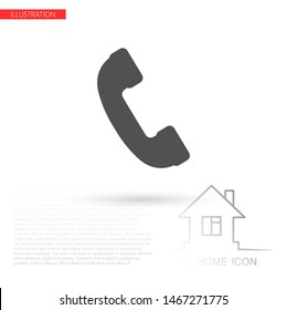 Phone Vector icon . Lorem Ipsum Illustration design