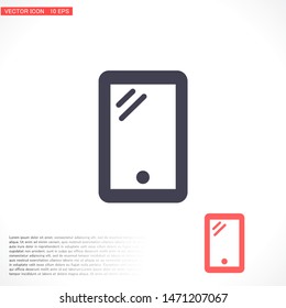 Phone Vector icon . Lorem Ipsum Illustration design