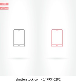 Phone Vector icon . Lorem Ipsum Illustration design