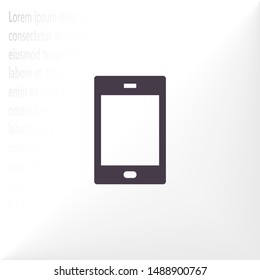 Phone Vector icon . Lorem Ipsum Illustration design