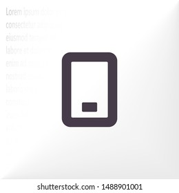 Phone Vector icon . Lorem Ipsum Illustration design