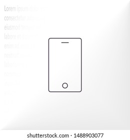 Phone Vector icon . Lorem Ipsum Illustration design