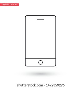 Phone Vector icon . Lorem Ipsum Illustration design