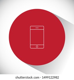 Phone Vector icon . Lorem Ipsum Illustration design