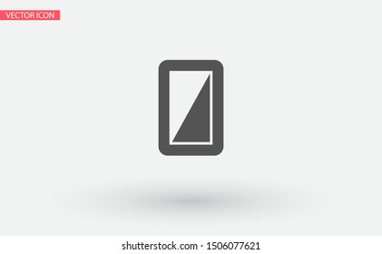 Phone Vector icon . Lorem Ipsum Illustration design