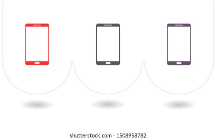 Phone Vector icon . Lorem Ipsum Illustration design